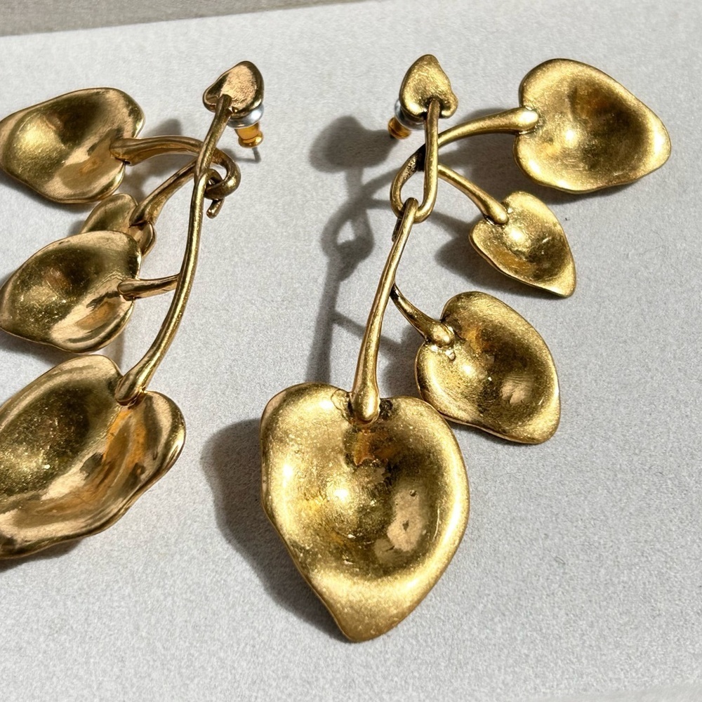 Stella & Dot Esmee Floral Chandelier Earrings - Picture 3 of 5